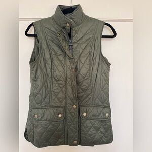 Quilted Barbour vest